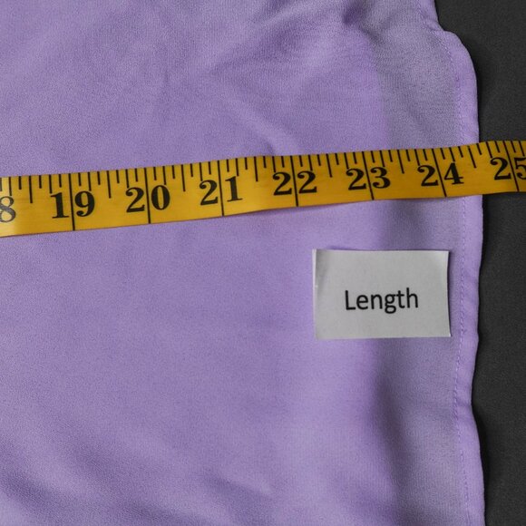 Womens Cami Top Small Sheer Lilac Purple Flowy Corpcore Timeless Capsule - Picture 11 of 11